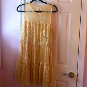 NWT Taylor & Sage Lacy Pink Dress